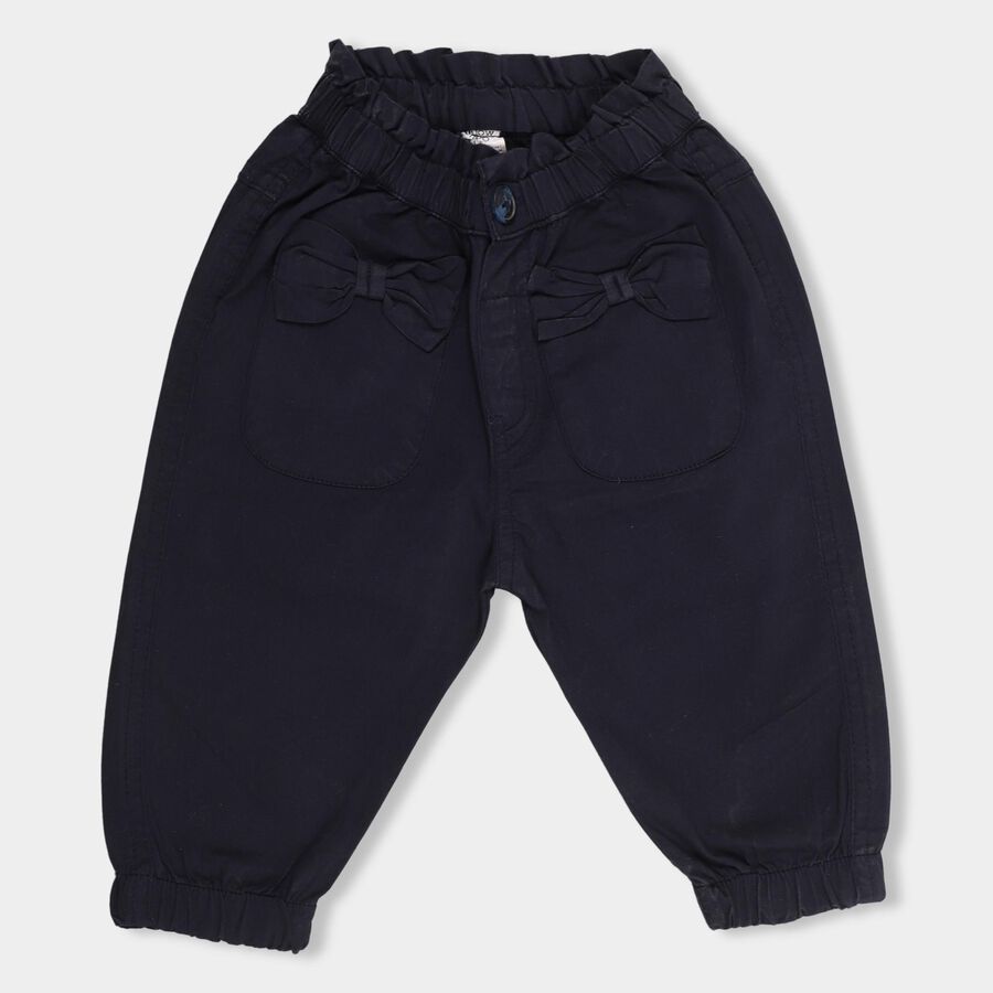 Infants' 100% Cotton Cotton Trousers , Navy Blue, large image number null