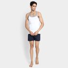 Men's 100% Cotton Boxers, Navy Blue, small image number null