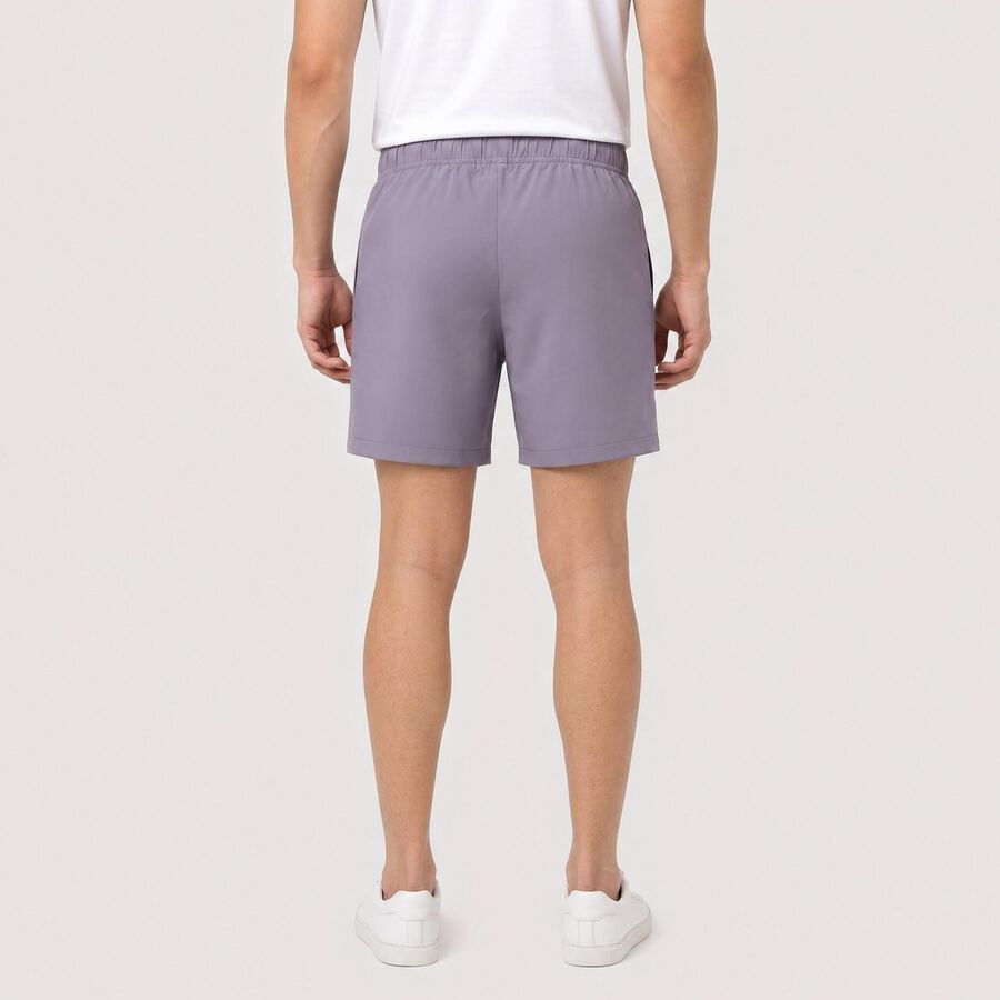 Men's Lilac Regular Fit Shorts, Lilac, large