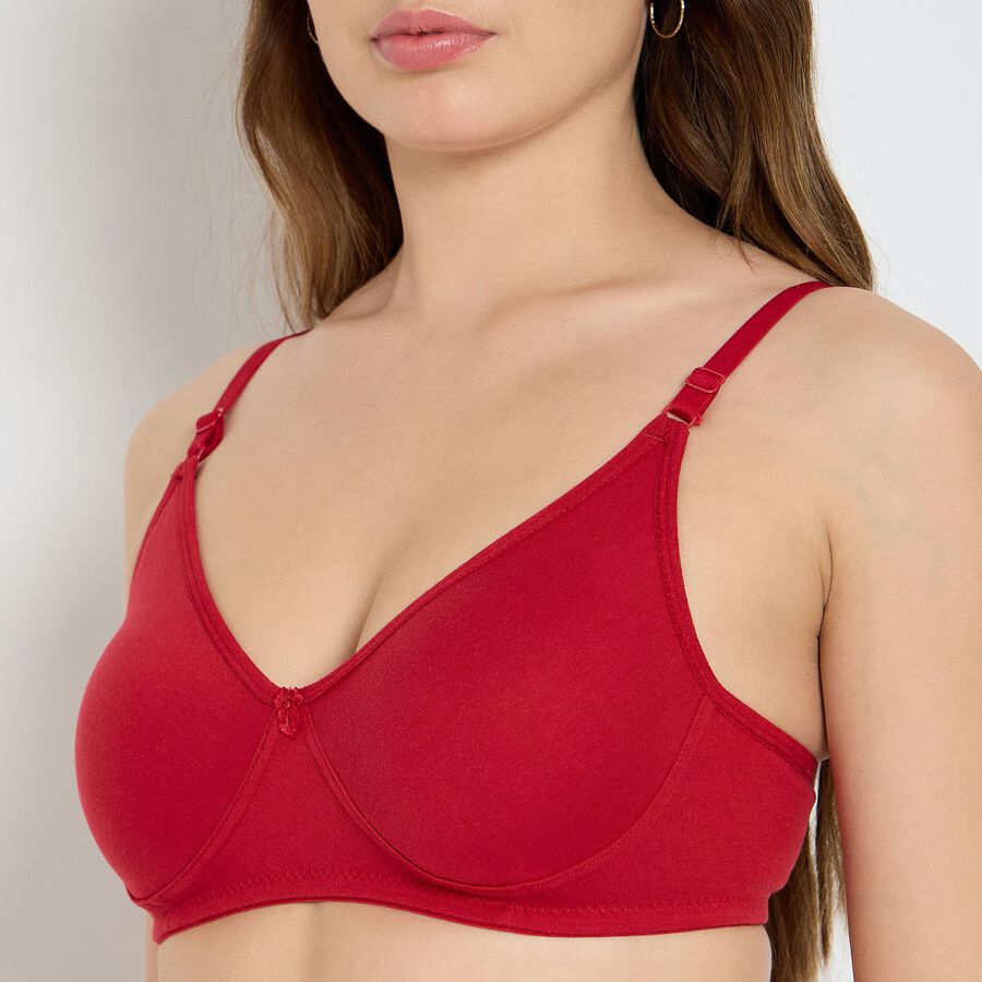 Ladies' Bra, मरून, large image number null