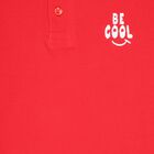 Boys Solid T-Shirt, Red, small image number null