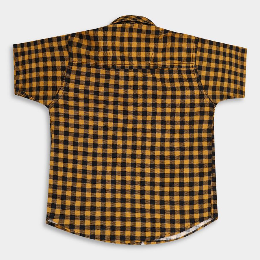 Boys Cotton Casual Shirt, Mustard, large image number null