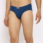 Men's 100% Cotton Briefs, रॉयल ब्लू, small