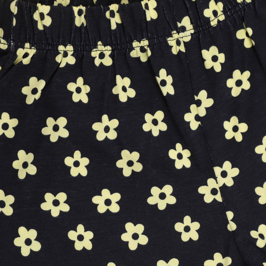 Girls' 100% Cotton Short Set , पीला, large image number null