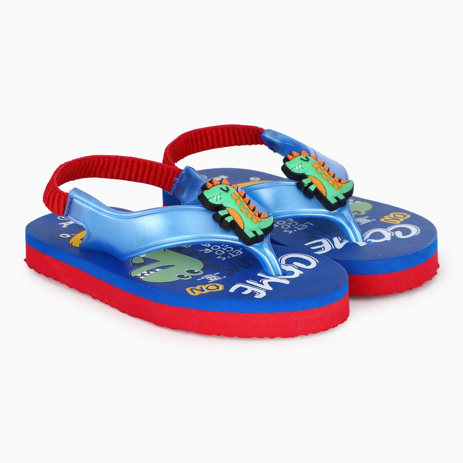 Boys' Slipper, नीला, large