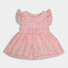 Infant Girls' Frock , Light Pink, small image number null