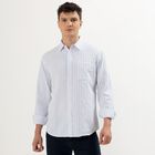 Men's Regular Collar Casual Shirt, White, small image number null