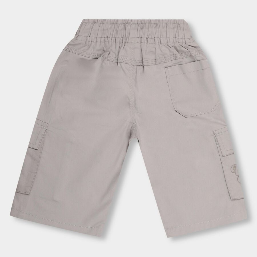 Boys' 100% Cotton Jamaicans, हल्का ग्रे, large