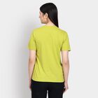 Ladies' Round Neck T-Shirt , Neon Green, small