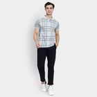 Men's 100% Cotton Collared Half Sleeves T-Shirt , Light Grey, small image number null