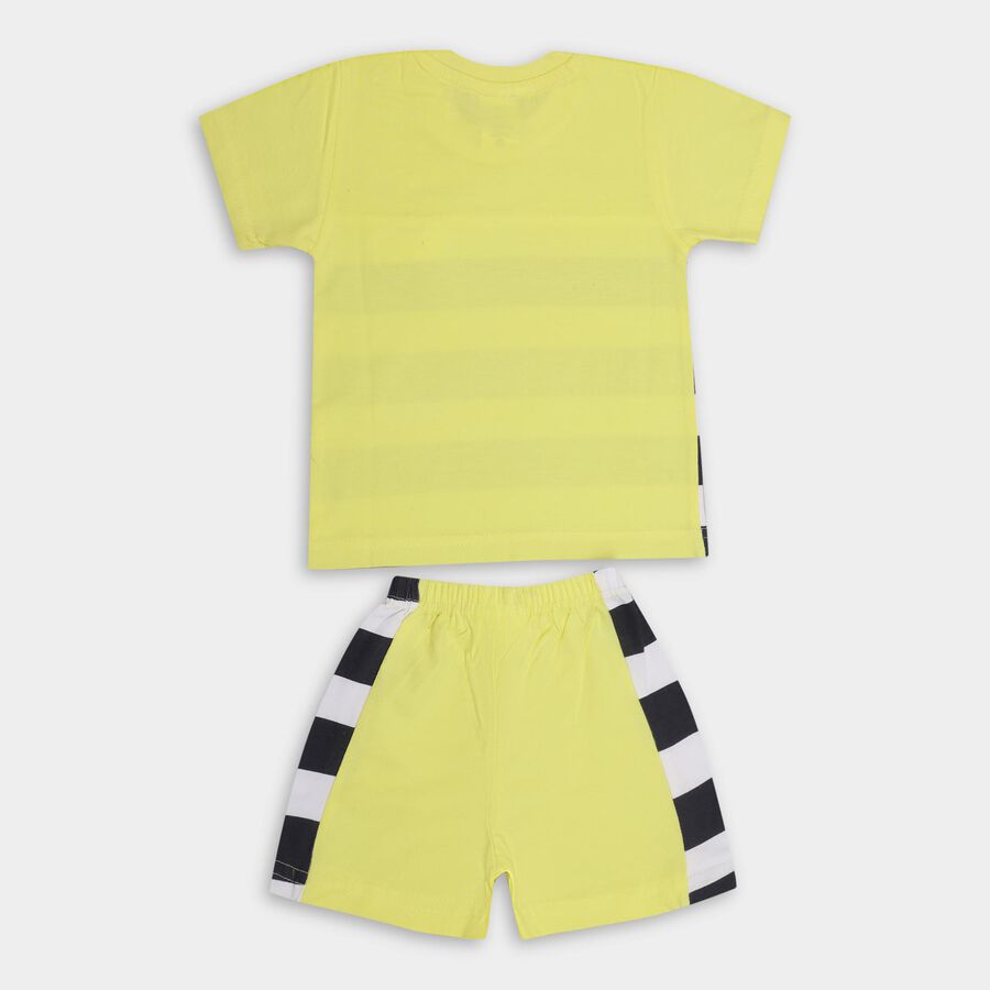 Infant Boys' 100% Cotton Baba Suit , पीला, large image number null