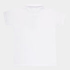 Boys Solid T-Shirt, White, small image number null