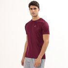 Men's Rich Wine Crew Neck Slim Fit T-Shirt, Wine, small image number null