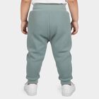 Infants Teal Jogger Waffle Knit Pyjama, टील ब्लू, small