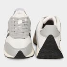 Men's Grey Lace-Up Sneakers, Grey, small