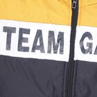 Boys' Navy and Yellow Hooded Casual Jacket, नेवी ब्लू, small image number null
