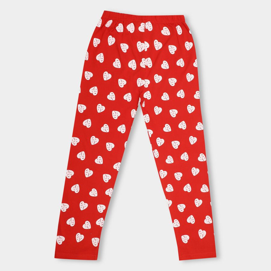 Girls' Pyjama, Red, large image number null