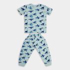 Boys' 100% Cotton Suit Night, Light Blue, small image number null