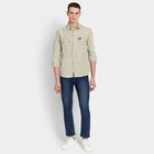 Men's 100% Cotton Casual Shirt, ओलिव, small image number null