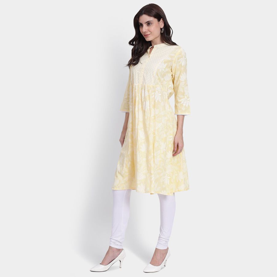 Ladies' Kurta, Yellow, large image number null