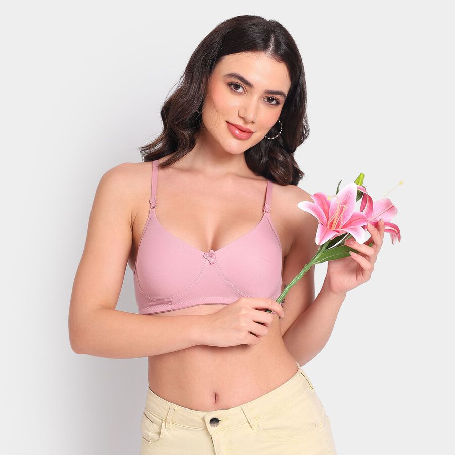 Ladies' Bra, Light Pink, large image number null