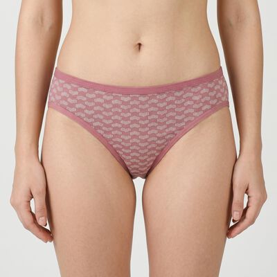 Women's Lilac Regular Fit Printed Panty