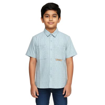 Boys' 100% Cotton Casual Shirt