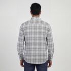 Men's Casual Shirt, गहरा ग्रे, small