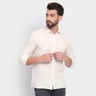 Men's 100% Cotton Casual Shirt, Beige, small image number null