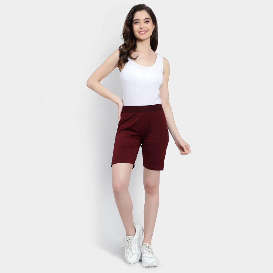 Solid Shorts, Wine, large image number null