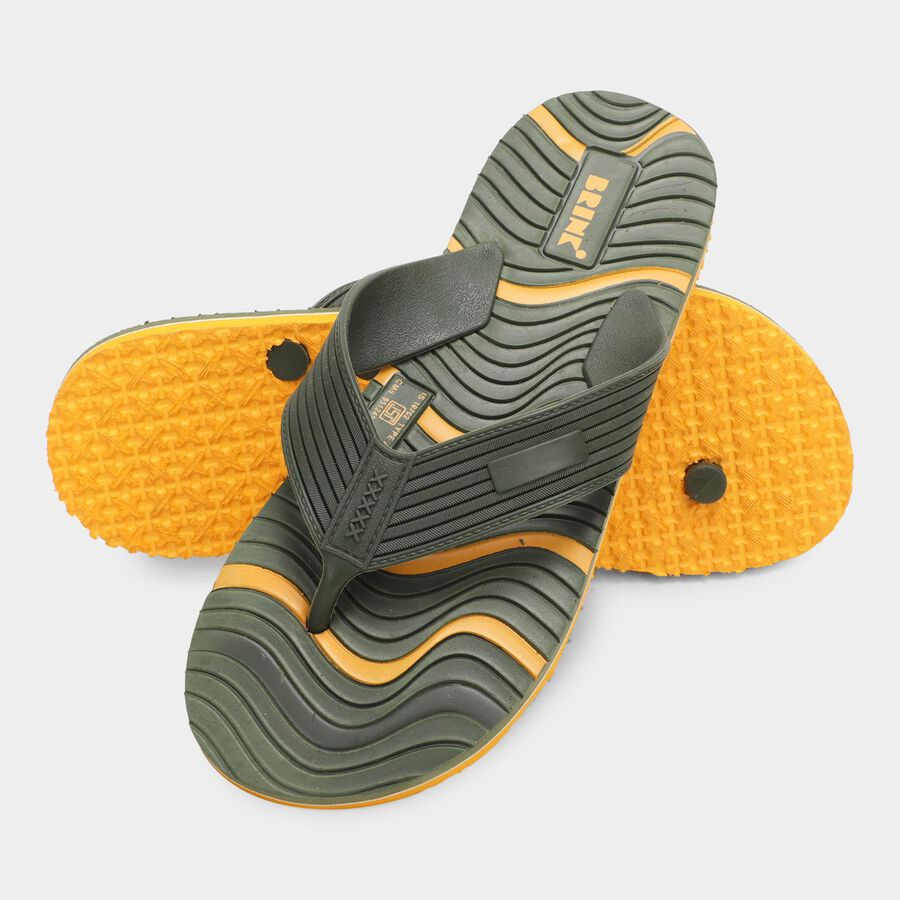 Men's Slipper, Green, large image number null
