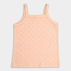 Girls' 100% Cotton Vest (Pack of 2), Peach, small image number null