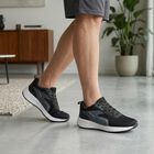 Men's Grey Lace-Up Sneakers, ग्रे, small