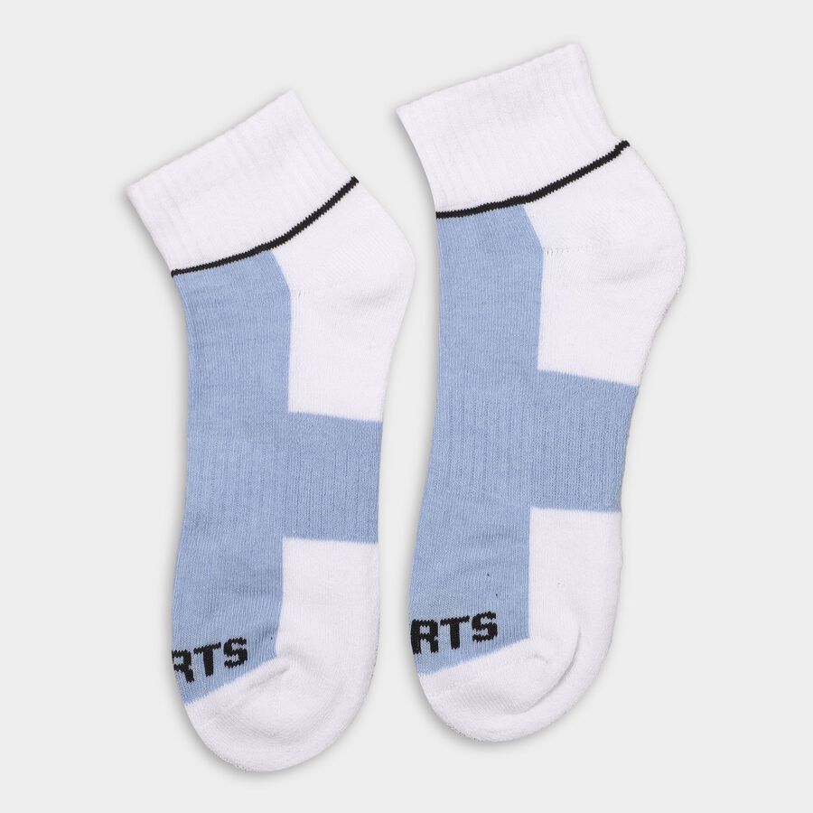 Men's Socks (Pack of 3), चारकोल, large