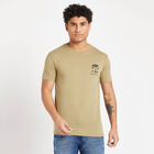 Round Neck T-Shirt, खाकी, small image number null