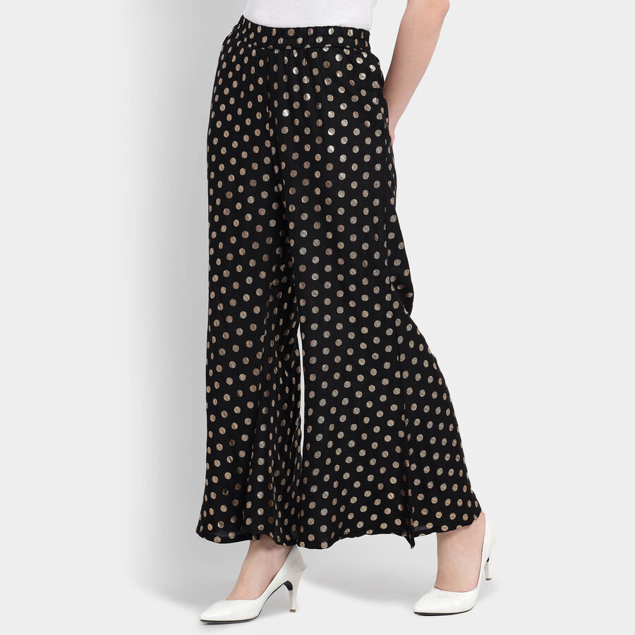 Printed Palazzo, Black, large image number null