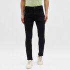 Men's Skinny Jeans, Black, small image number null