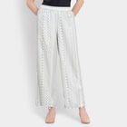 Printed Palazzo, Off White, small image number null