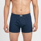 Men's Blue Regular Fit Trunks, टील ब्लू, small