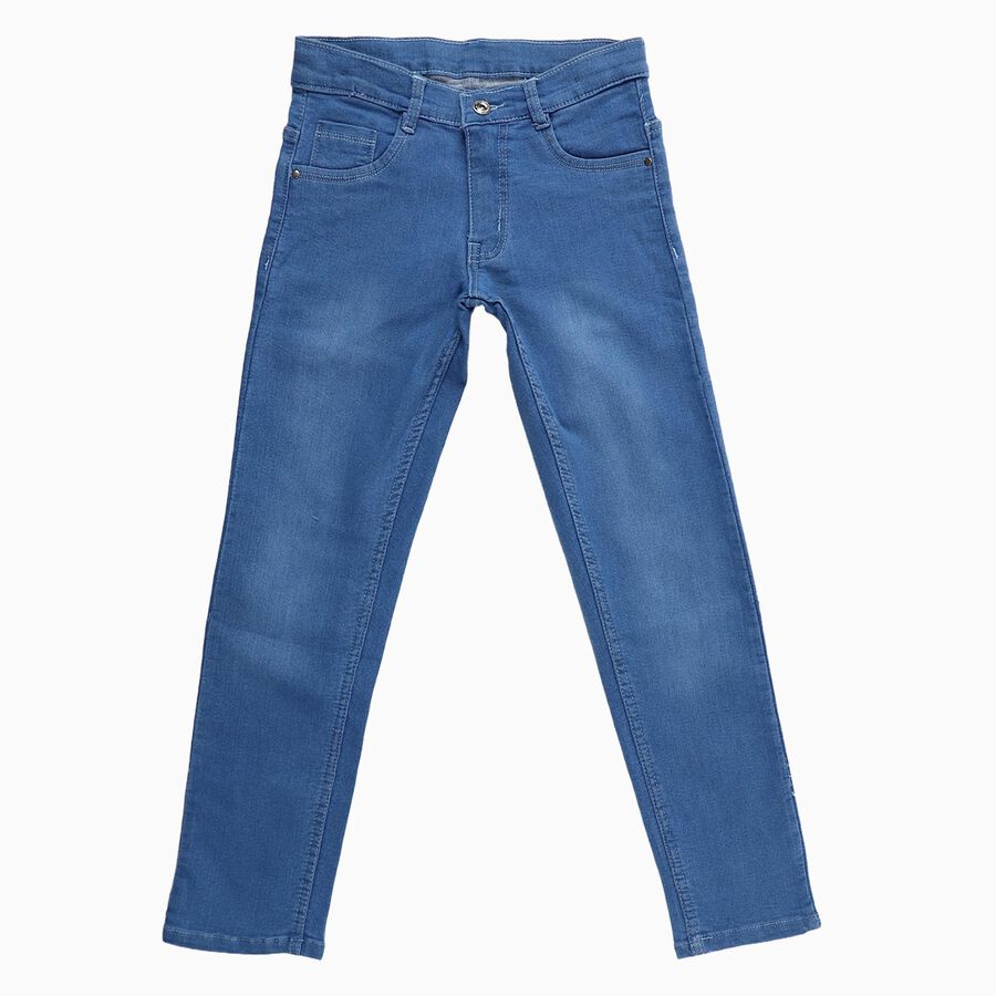 Boys' Jeans, मध्यम नीला, large image number null