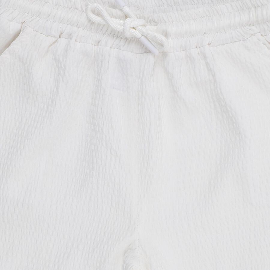 Girls' Shorts, सफ़ेद, large