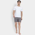 Men's 100% Cotton Boxers , Dark Grey, small