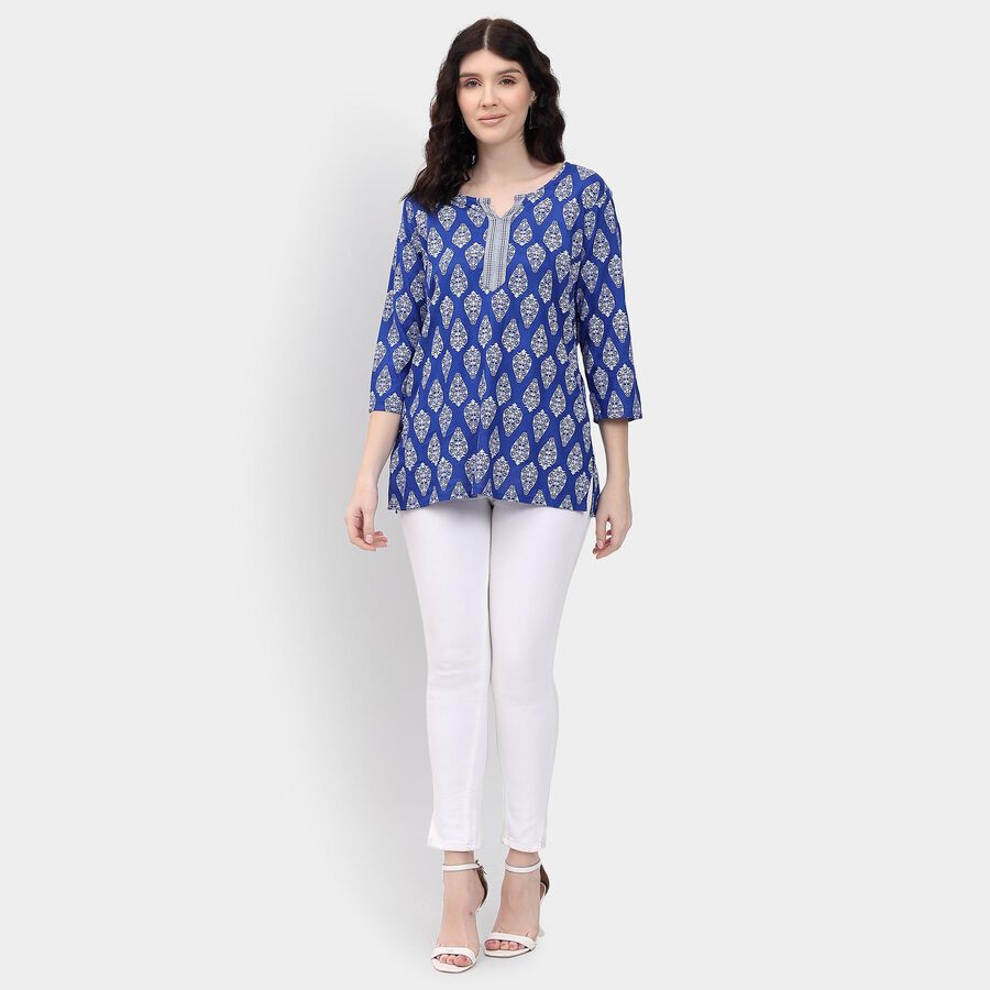 Ladies' Kurti , Royal Blue, large image number null