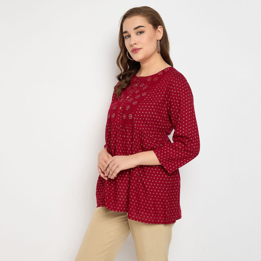 Ladies' Kurti, मरून, large image number null