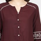 Ladies' Shirt, वाइन, small image number null