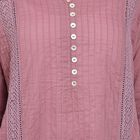 Ladies' 100% Cotton Ethnic Set , Purple, small image number null