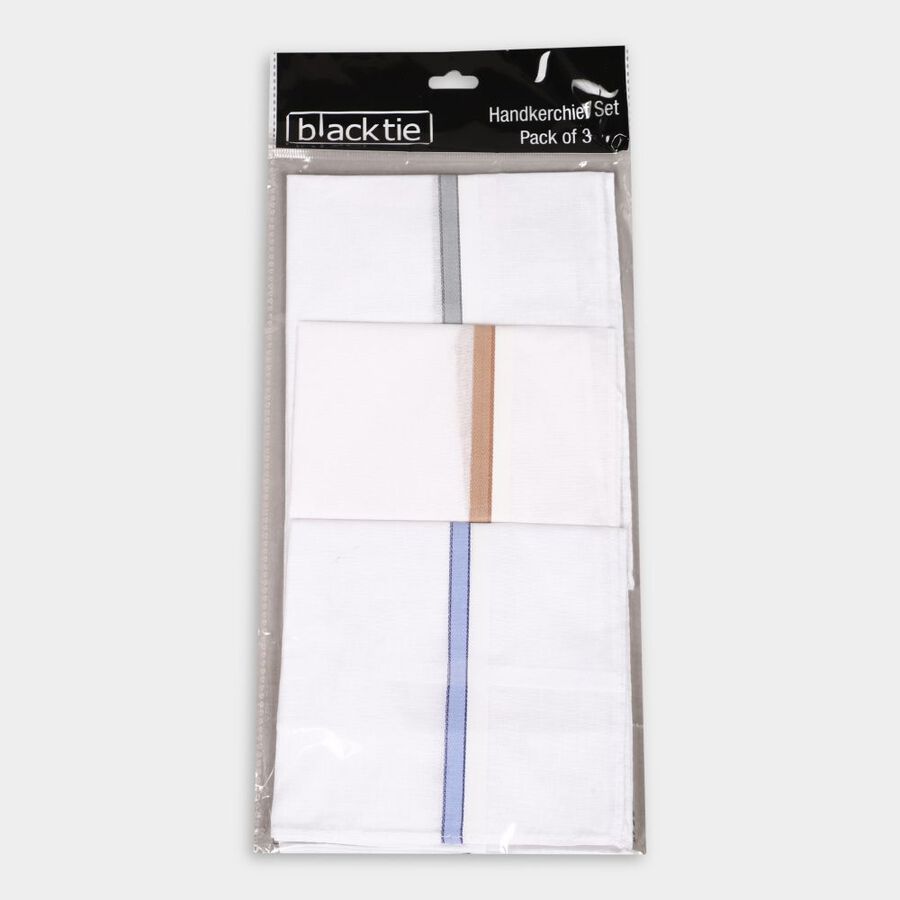 Men's Hanky, Beige, large