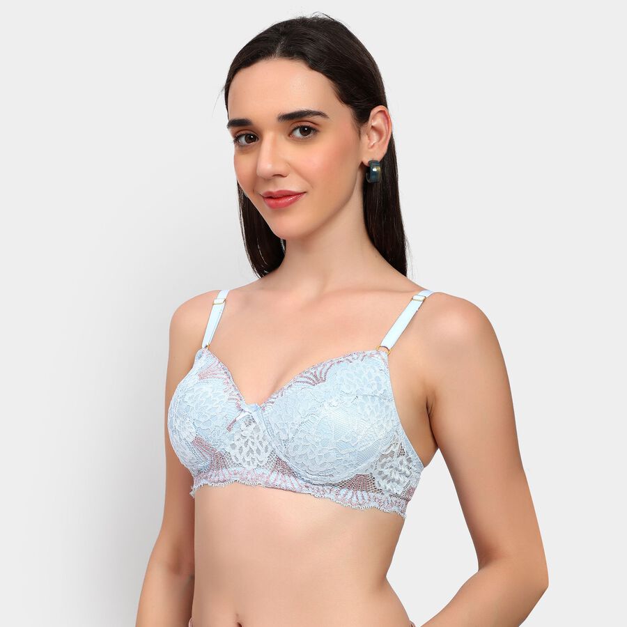 Ladies' Bra, हल्का नीला, large