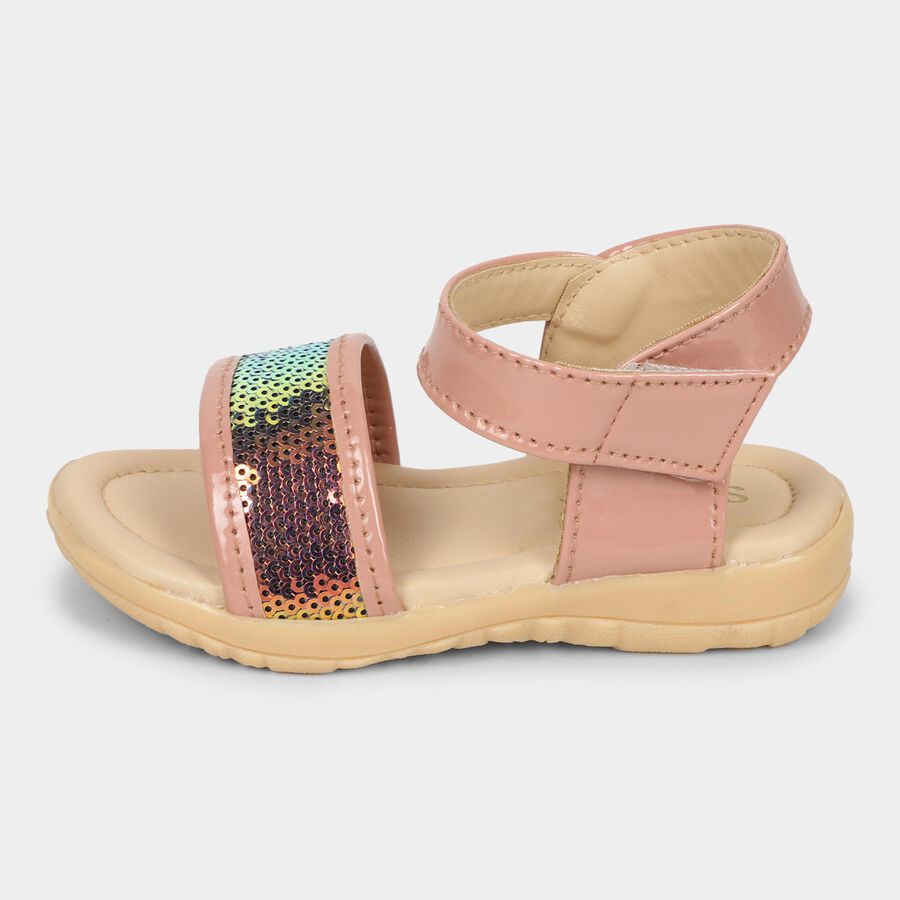 Girls' Sandal, पीच, large image number null