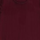 Girls' Thermal Upper, वाइन, small image number null